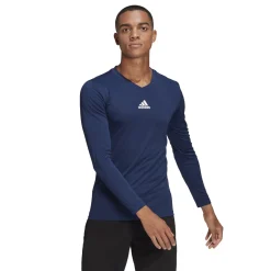 adidas Team Ondershirt Lange Mouwen Donkerblauw