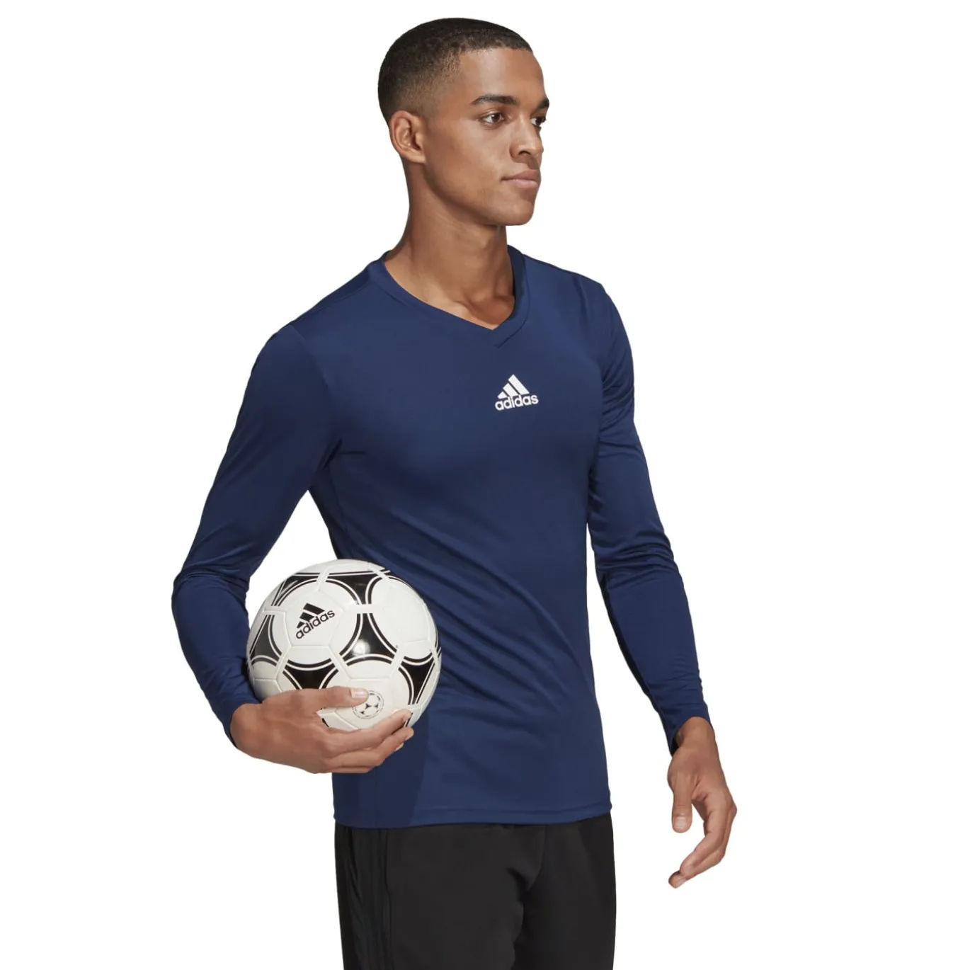 adidas Team Ondershirt Lange Mouwen Donkerblauw