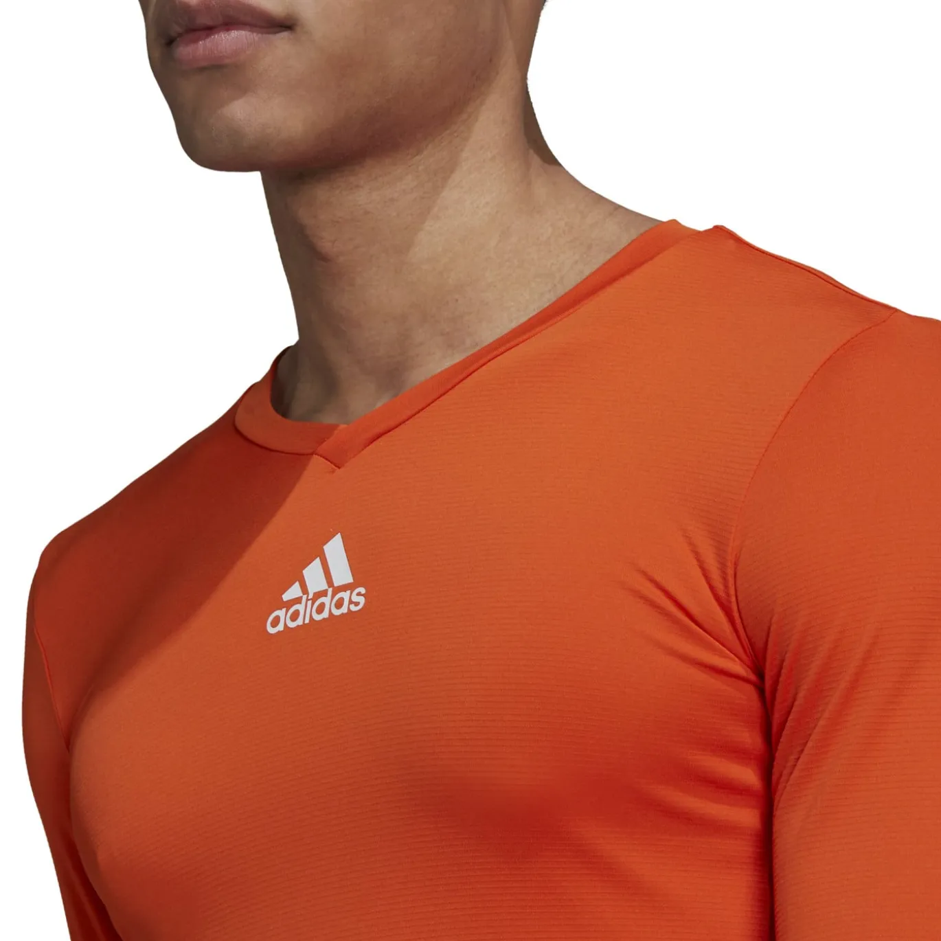 adidas Team Ondershirt Lange Mouwen Oranje