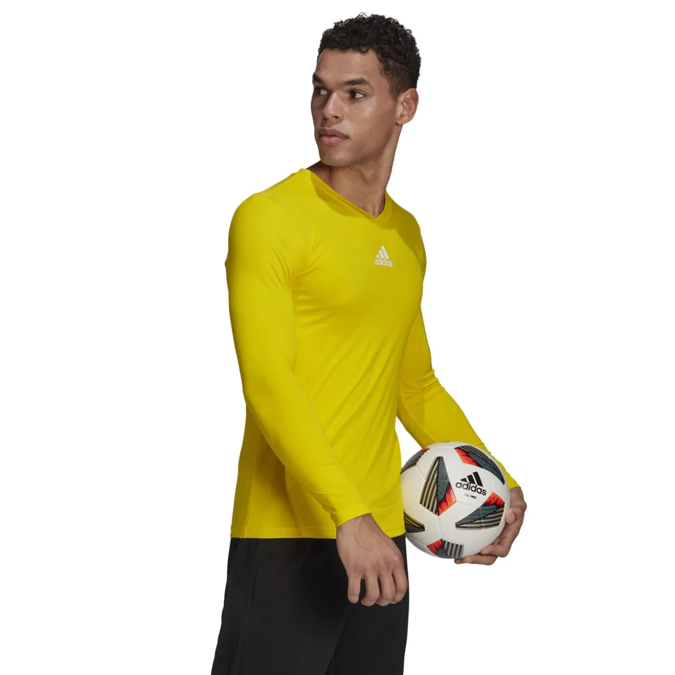 adidas Team Ondershirt Lange Mouwen Geel