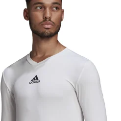 adidas Team Ondershirt Lange Mouwen Wit