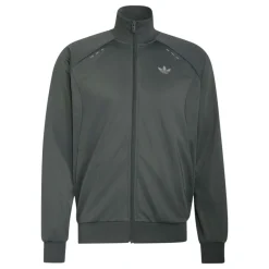 adidas Tech Essential Trainingspak Donkergroen Grijs