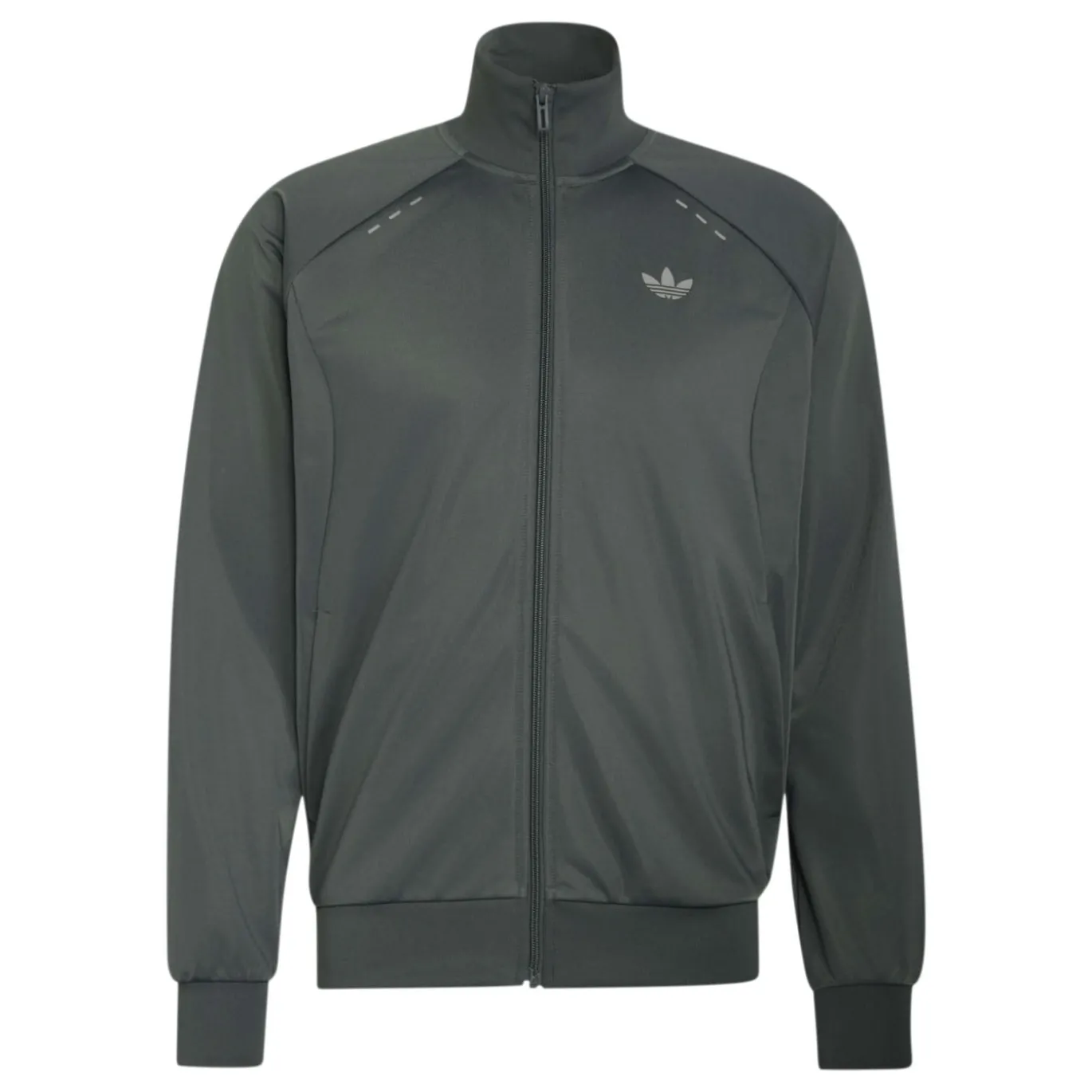 adidas Tech Essential Trainingspak Donkergroen Grijs