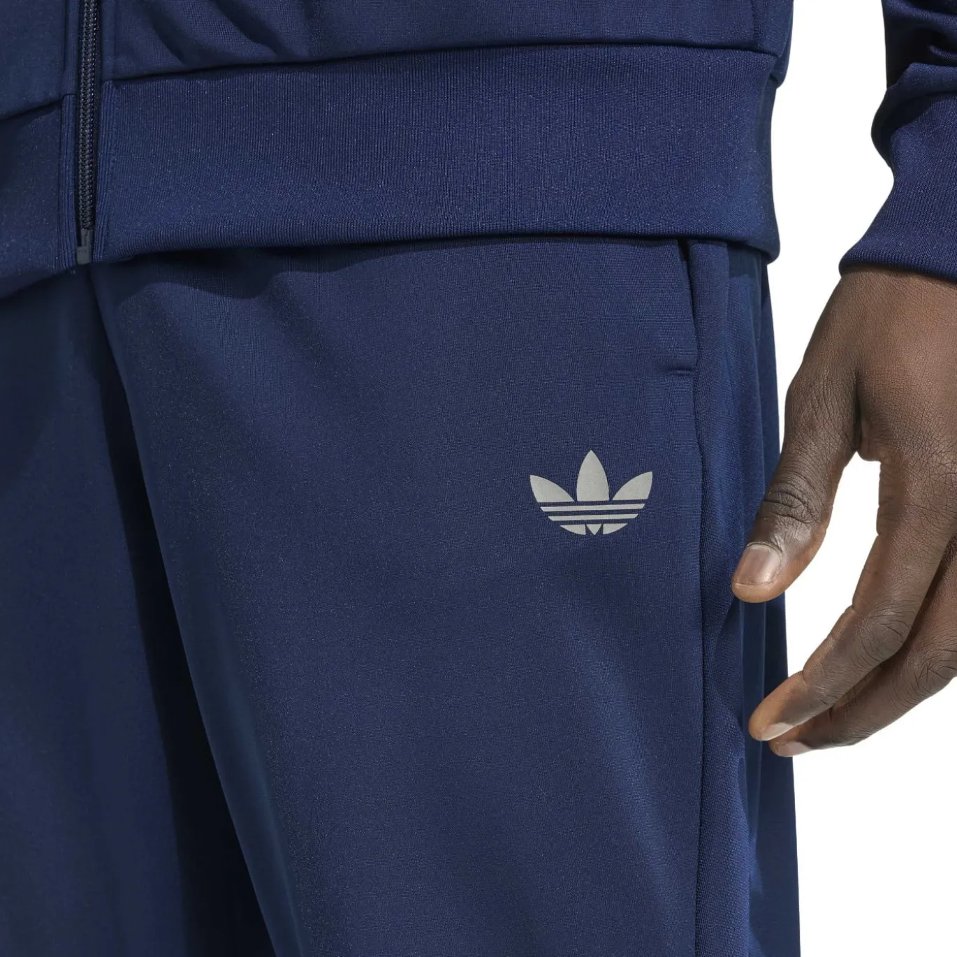 adidas Tech Essential Trainingspak Donkerblauw Zilver