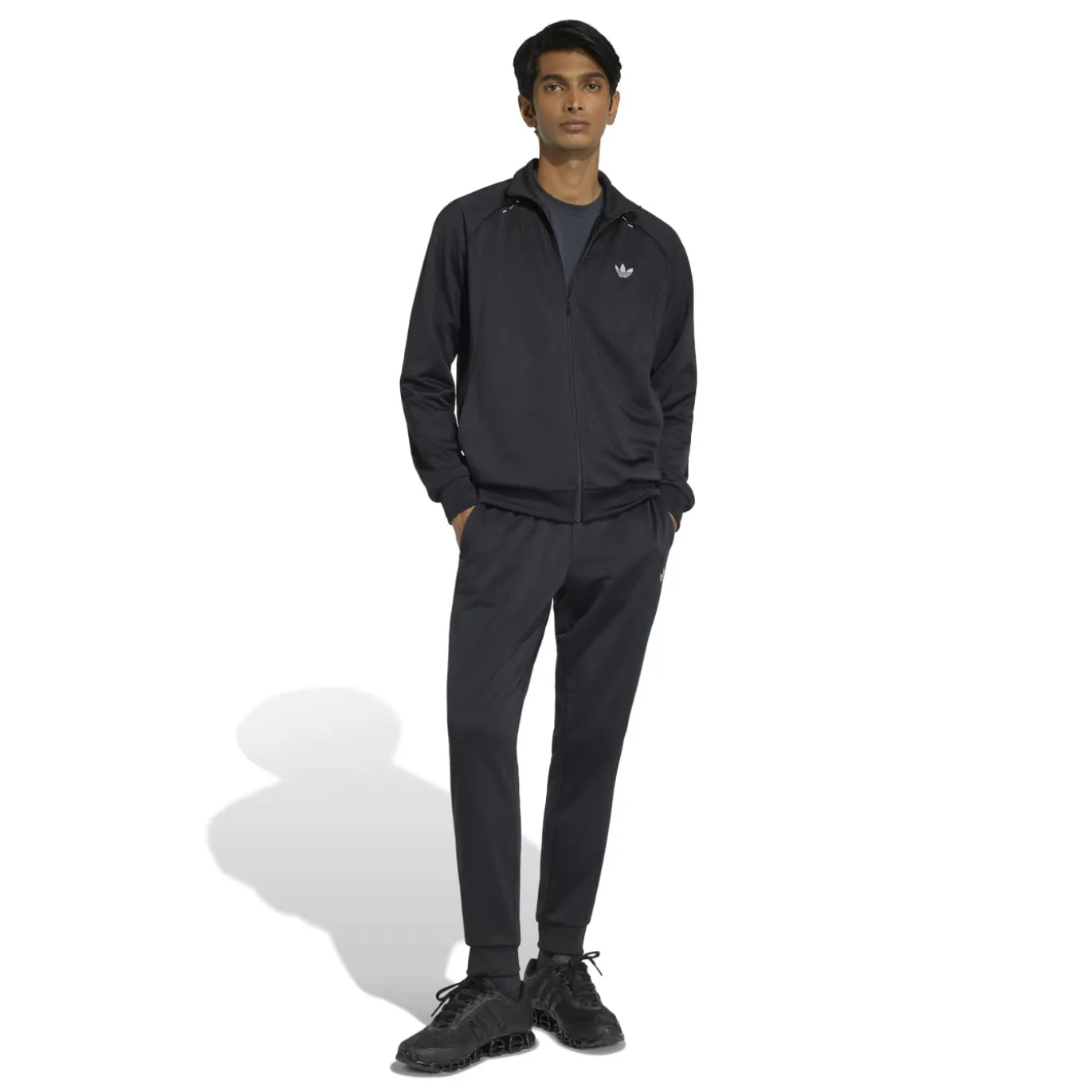 adidas Tech Essential Trainingspak Zwart Wit