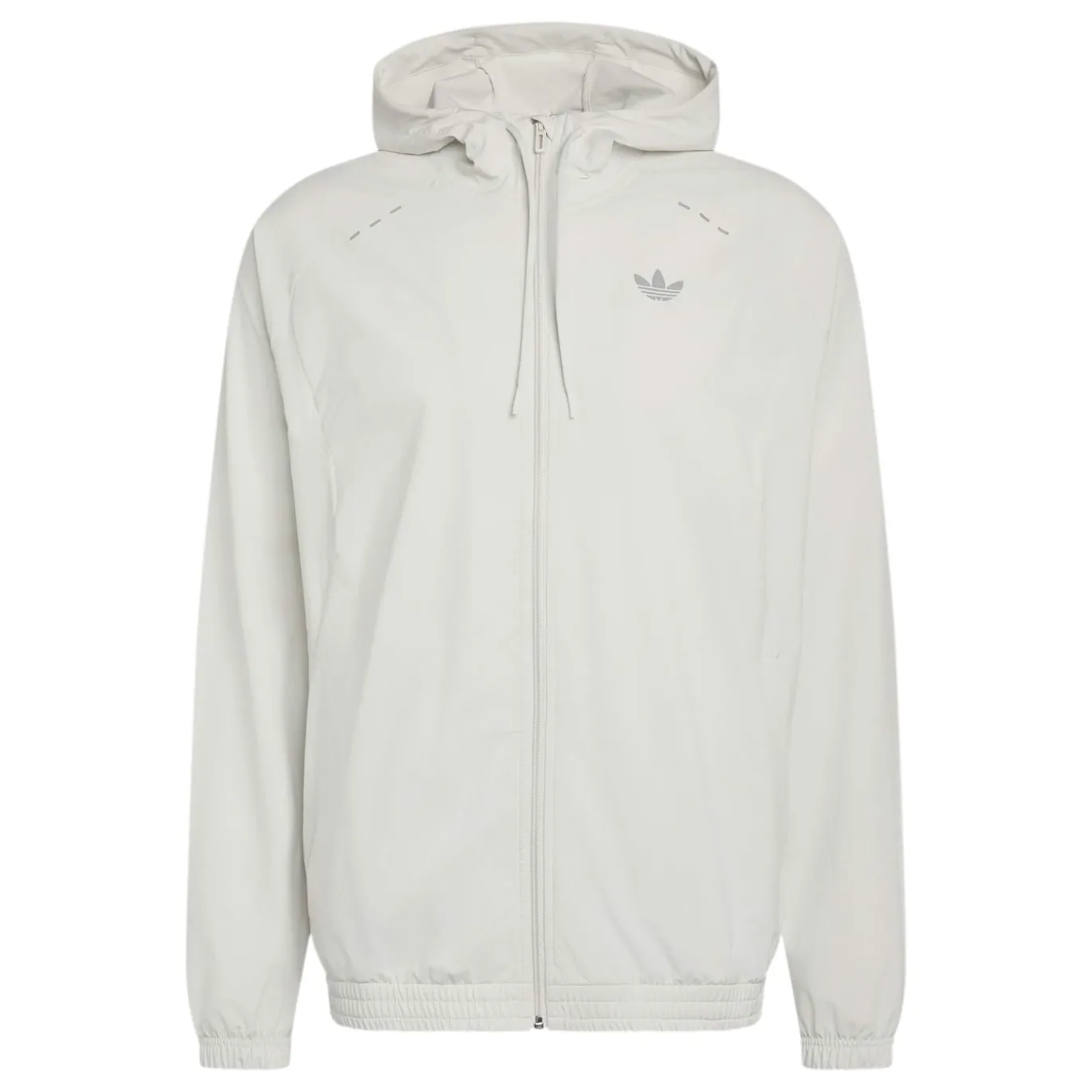 adidas Tech Essential Woven Trainingsjack Lichtgrijs Zilver