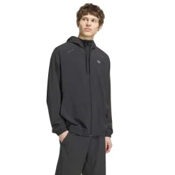 adidas Tech Essential Woven Trainingspak Zwart Zilver