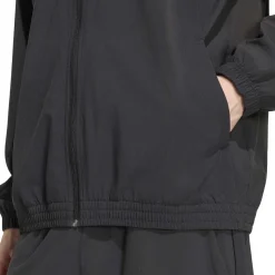 adidas Tech Essential Woven Trainingspak Zwart Zilver