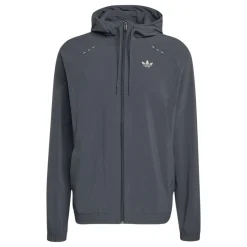 adidas Tech Essential Woven Trainingspak Donkergrijs Zilver