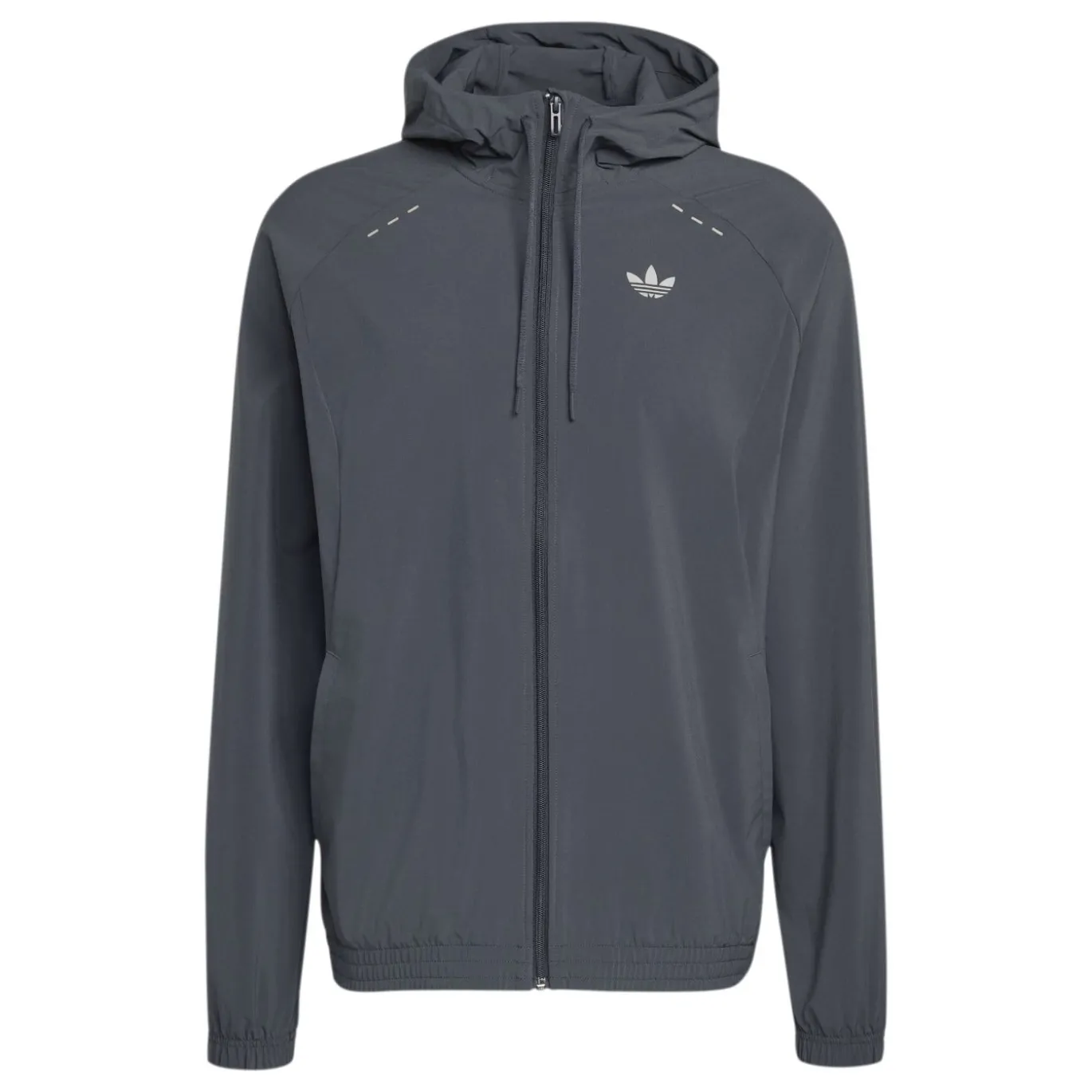 adidas Tech Essential Woven Trainingspak Donkergrijs Zilver