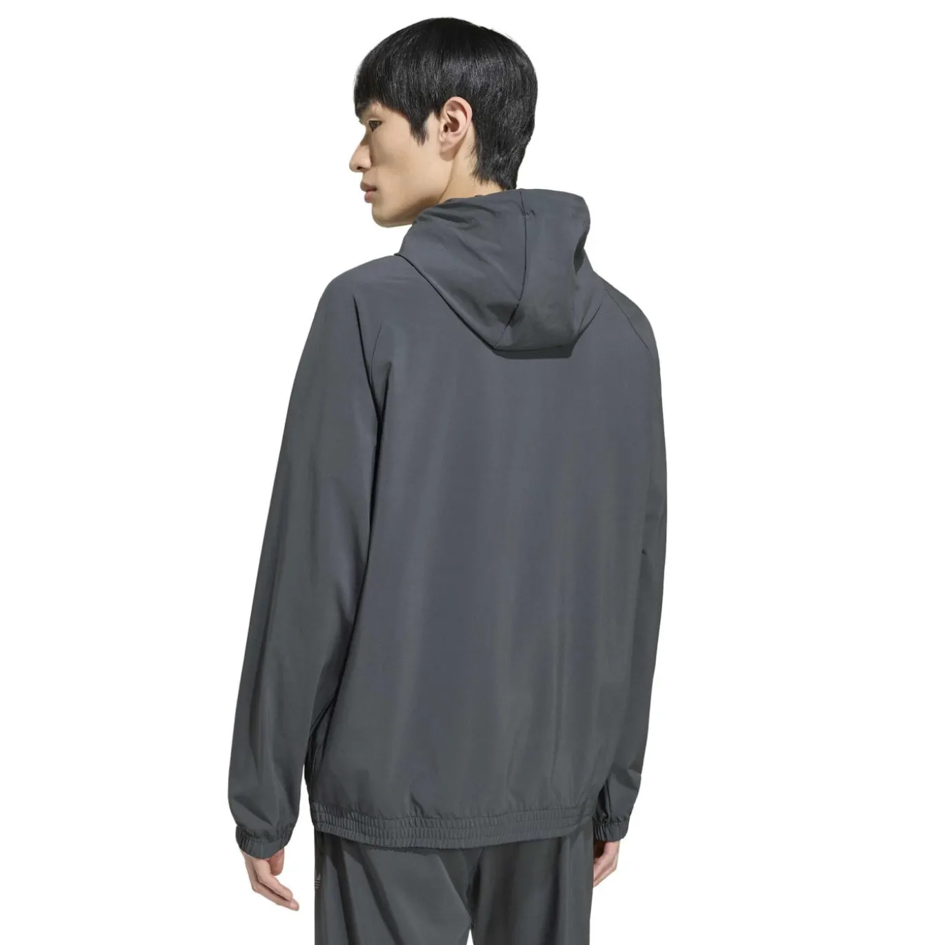 adidas Tech Essential Woven Trainingspak Donkergrijs Zilver