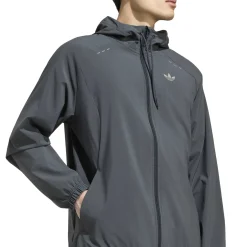 adidas Tech Essential Woven Trainingspak Donkergrijs Zilver