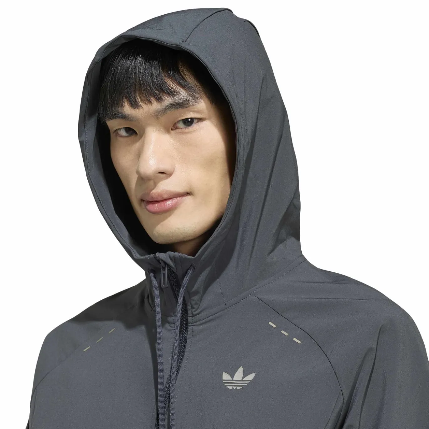 adidas Tech Essential Woven Trainingspak Donkergrijs Zilver