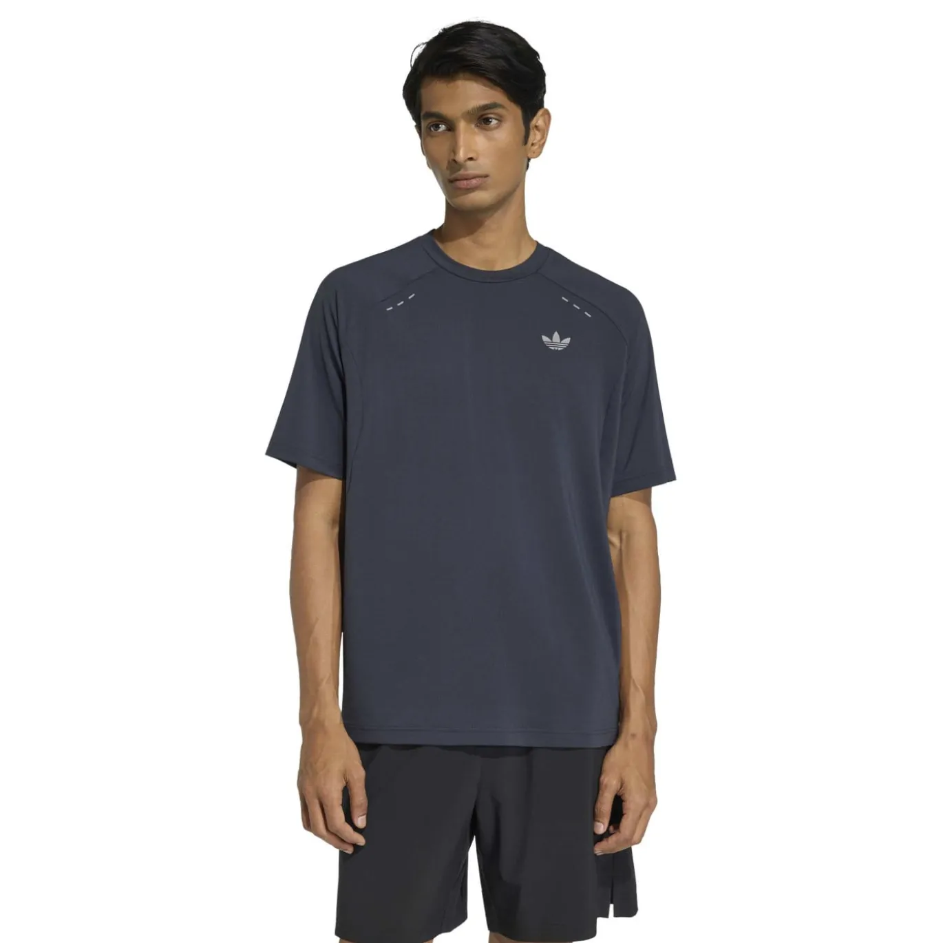adidas Tech Essential Woven Zomerset Donkergrijs Zilver