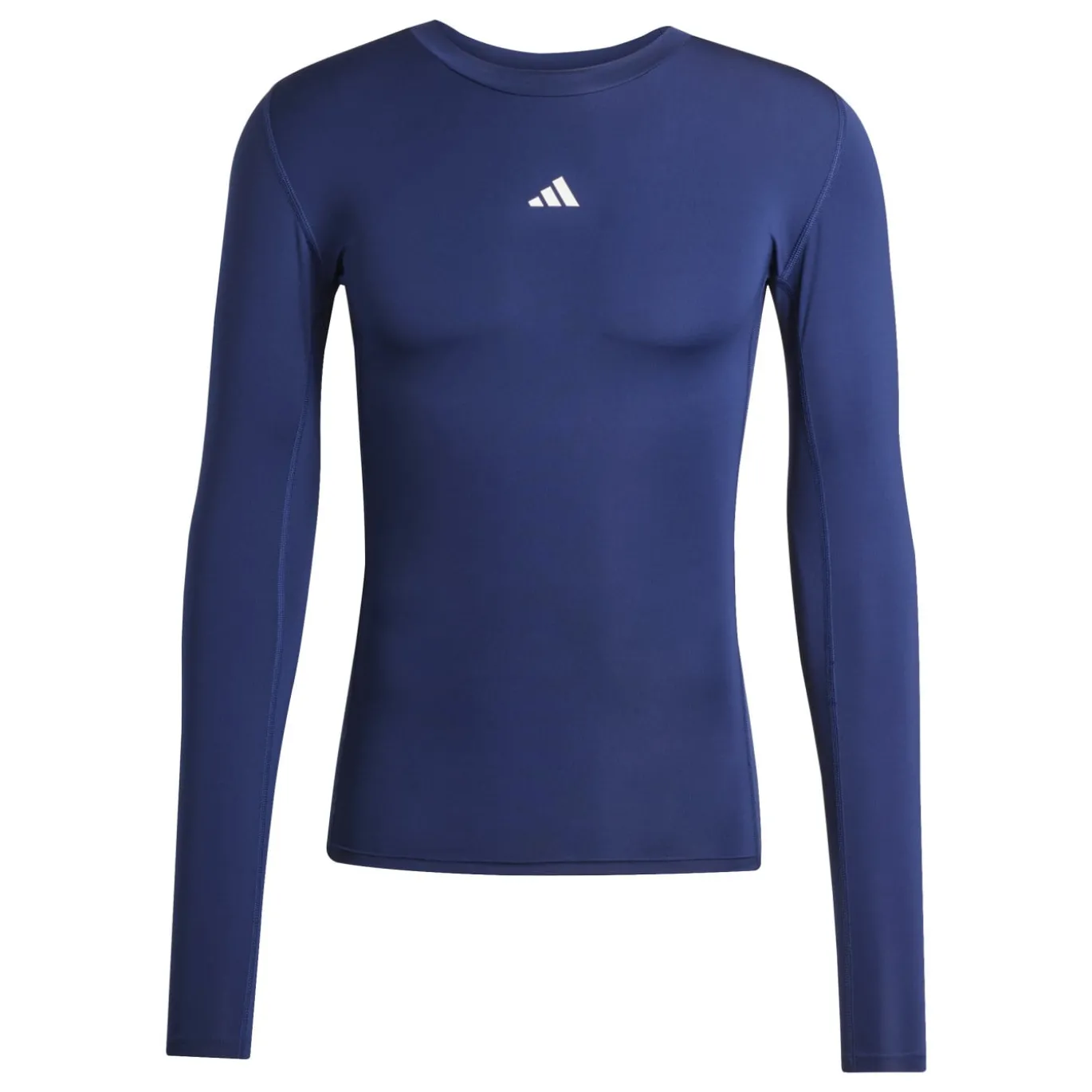 adidas Techfit Ondershirt Lange Mouwen Donkerblauw Wit