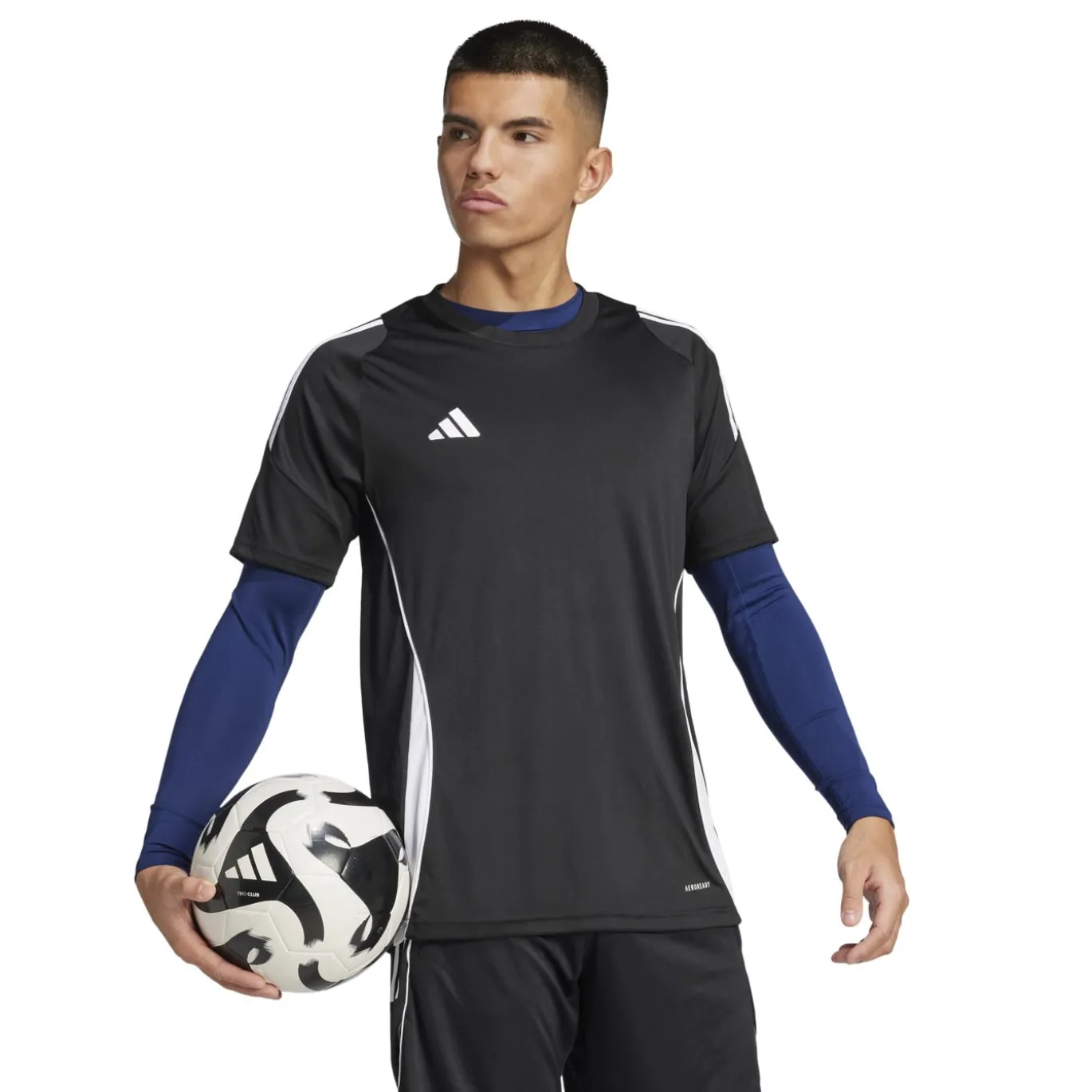 adidas Techfit Ondershirt Lange Mouwen Donkerblauw Wit