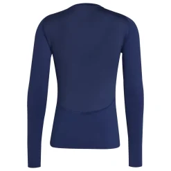 adidas Techfit Ondershirt Lange Mouwen Donkerblauw Wit