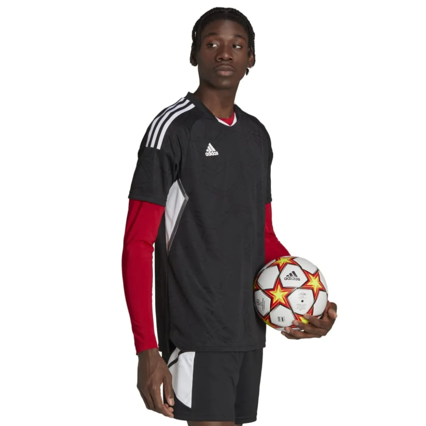 adidas TechFit Ondershirt Lange Mouwen Rood Grijs