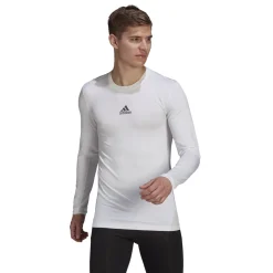 adidas TechFit Ondershirt Lange Mouwen Wit
