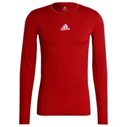 adidas TechFit Ondershirt Lange Mouwen Rood