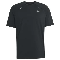 adidas Tech Trefoil Essential T-Shirt Zwart Zilver