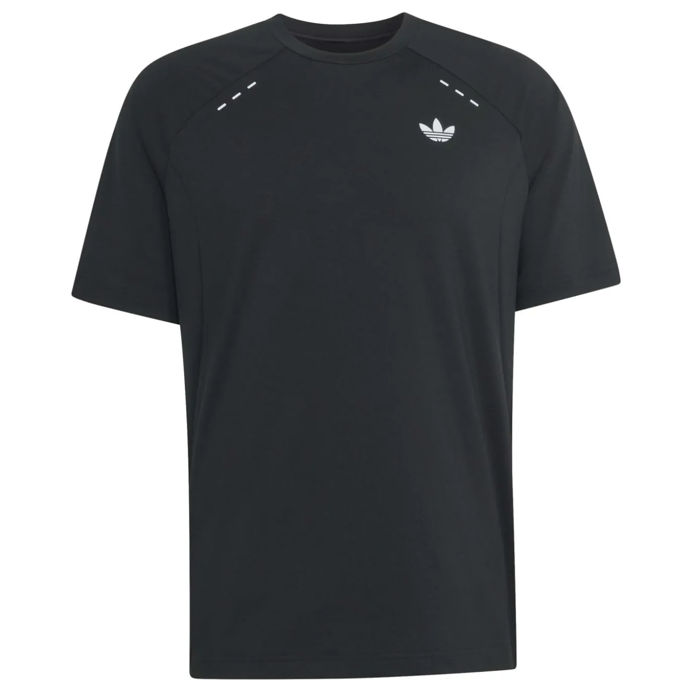 adidas Tech Trefoil Essential T-Shirt Zwart Zilver