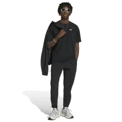 adidas Tech Trefoil Essential T-Shirt Zwart Zilver