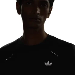 adidas Tech Trefoil Essential T-Shirt Donkergrijs Zilver