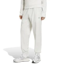 adidas Tech Trefoil Essential Woven Trainingsbroek Lichtgrijs Zilver