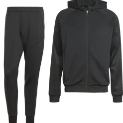 adidas Tiro 25 Casual Trainingspak Full-Zip Hooded Zwart