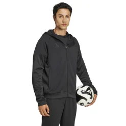 adidas Tiro 25 Casual Trainingspak Full-Zip Hooded Zwart