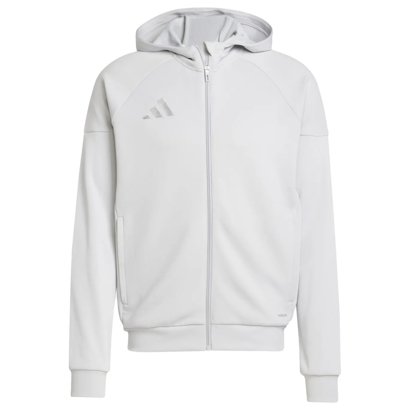 adidas Tiro 25 Casual Trainingspak Full-Zip Hooded Lichtgrijs Wit