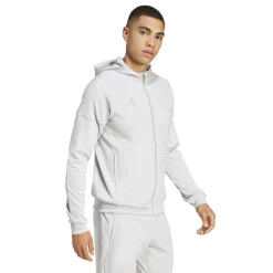 adidas Tiro 25 Casual Trainingspak Full-Zip Hooded Lichtgrijs Wit