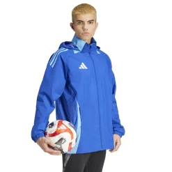 adidas Tiro 24 Competition Allweather Jas Blauw Lichtblauw
