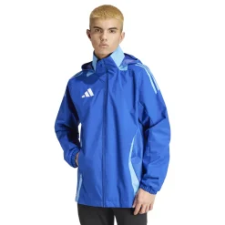 adidas Tiro 24 Competition Allweather Jas Blauw Lichtblauw