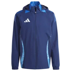 adidas Tiro 24 Competition Allweather Jas Donkerblauw Blauw