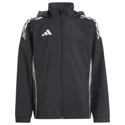 adidas Tiro 25 Competition Allweather Jacket Kids Zwart Grijs