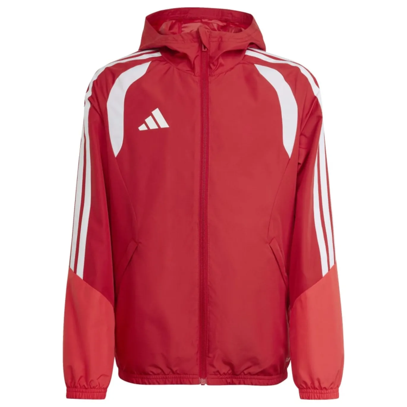 adidas Tiro 26 Competition Allweather Jack Kids Rood Wit