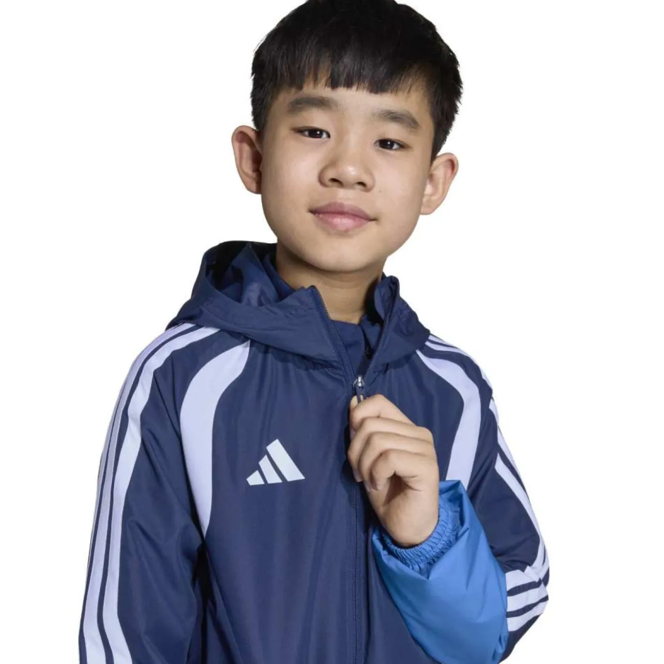 adidas Tiro 26 Competition Allweather Jack Kids Donkerblauw Blauw