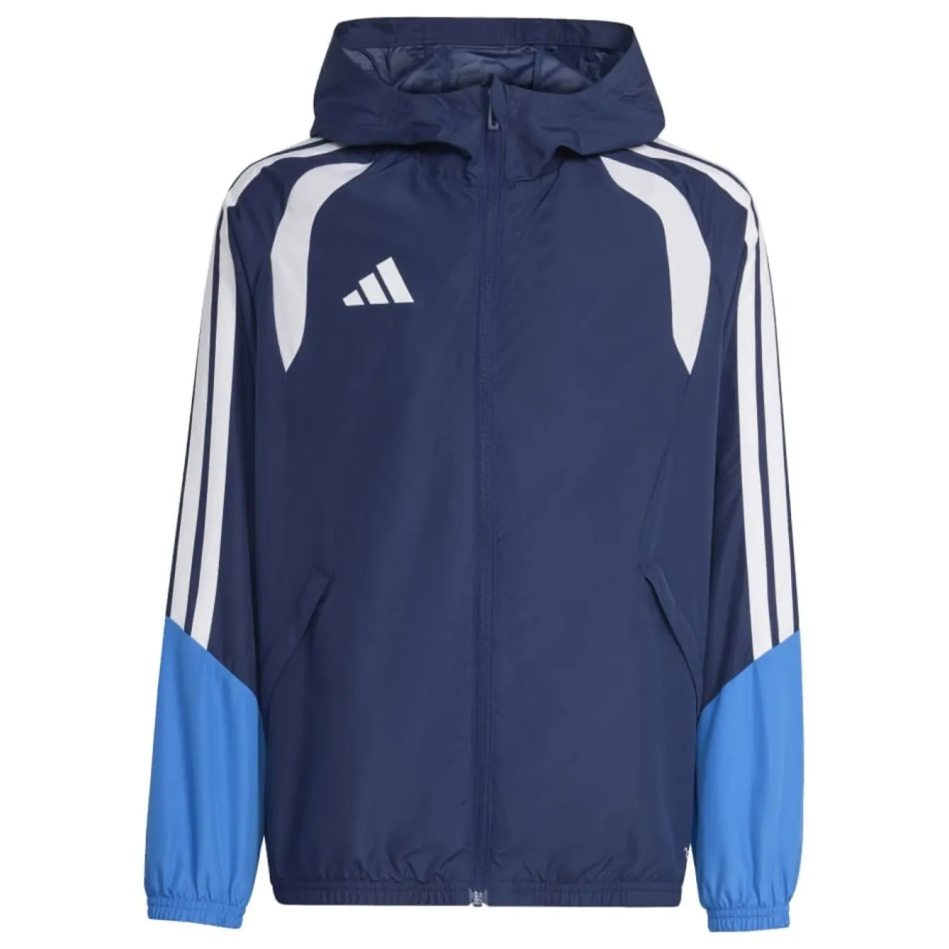 adidas Tiro 26 Competition Allweather Jack Kids Donkerblauw Blauw