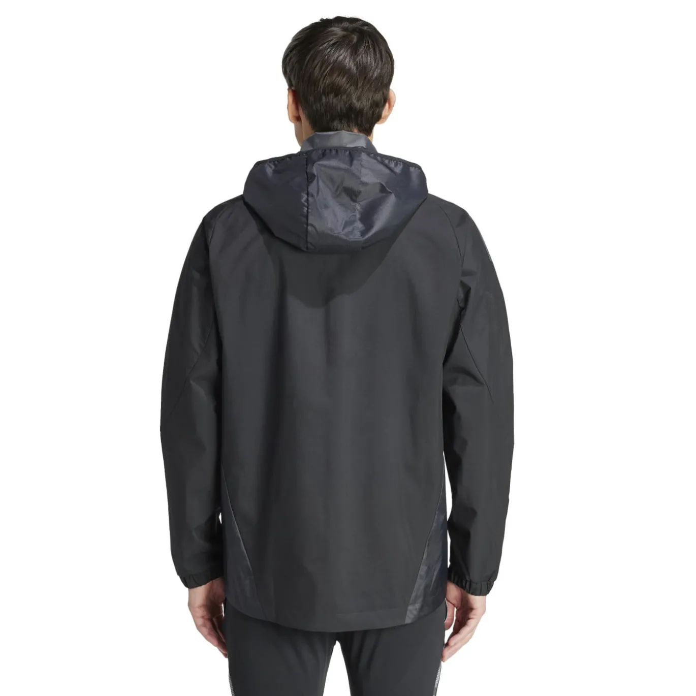 adidas Tiro 24 Competition Allweather Jas Zwart Donkergrijs