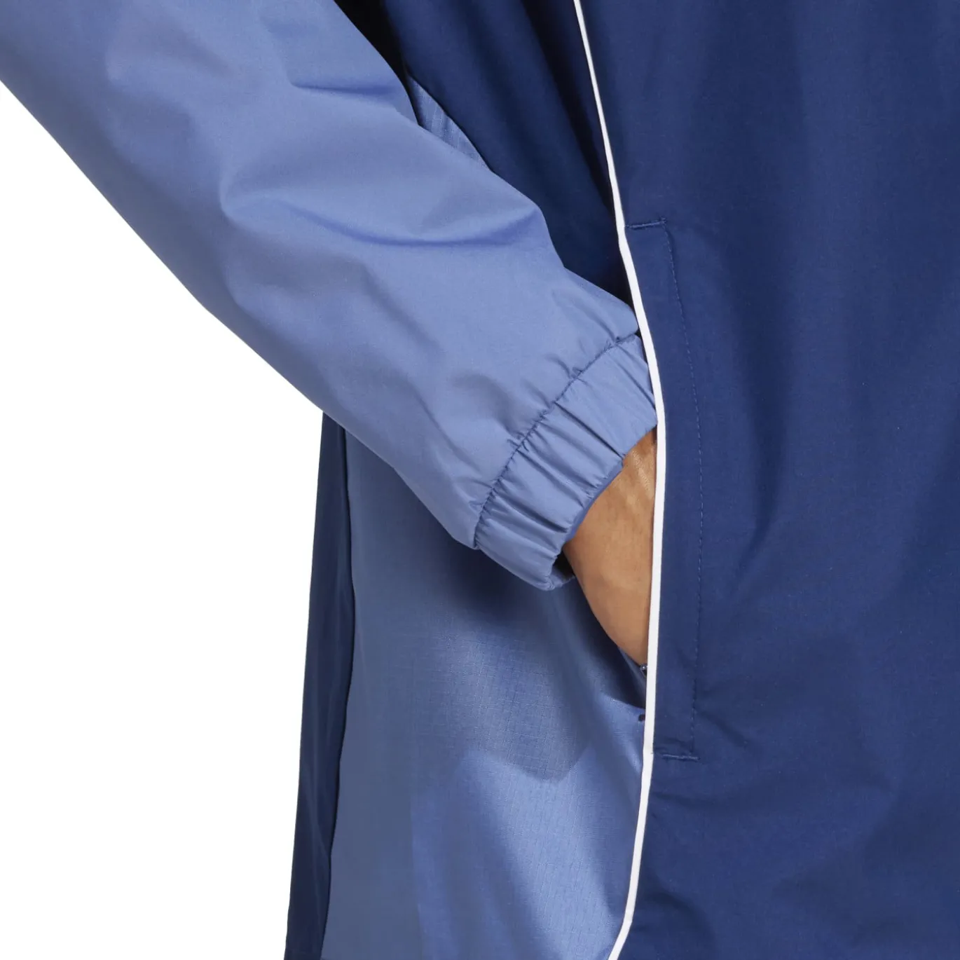 adidas Tiro 25 Competition Allweather Jack Donkerblauw Lichtblauw