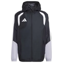 adidas Tiro 26 Competition Allweather Jack Zwart Grijs