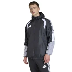 adidas Tiro 26 Competition Allweather Jack Zwart Grijs