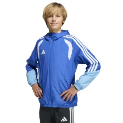 adidas Tiro 26 Competition Allweather Jack Kids Blauw Lichtblauw