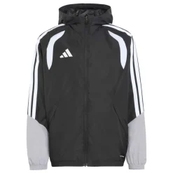 adidas Tiro 26 Competition Allweather Jack Kids Zwart Grijs