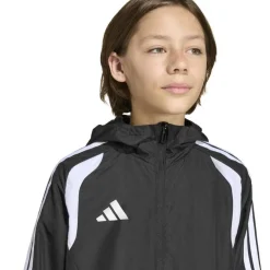 adidas Tiro 26 Competition Allweather Jack Kids Zwart Grijs