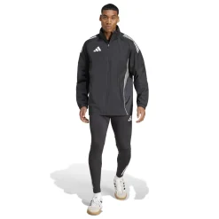 adidas Tiro 25 Competition Allweather Jack Zwart Grijs