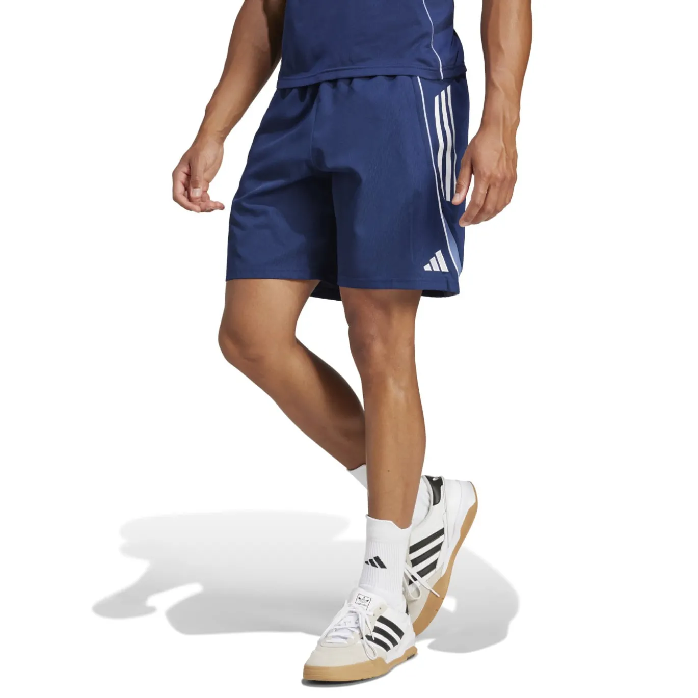 adidas Tiro 25 Competition Downtime Broekje Donkerblauw Lichtblauw