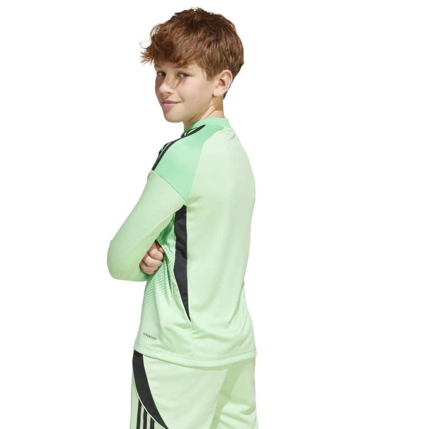 adidas Tiro 25 Competition Keepersshirt Lange Mouwen Kids Groen Zwart